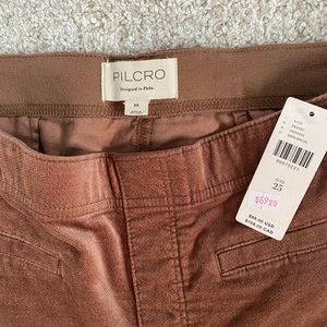 New Pilcro flare velvet pants